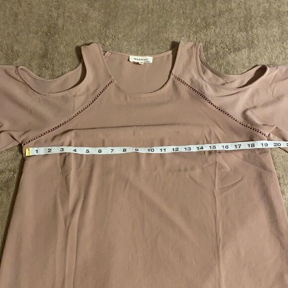 MONTEAU Women’s Cold Shoulder shirt - Picture 6 of 8